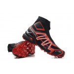 Salomon Snowcross CS Trail Running Shoes In Black Red