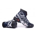 Salomon Snowcross CS Trail Running Shoes In Blue White