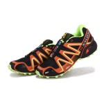 Men's Salomon Speedcross 3 CS Trail Running Shoes In Black Orange