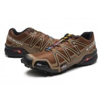 Men's Salomon Speedcross 3 CS Trail Running Shoes In Brown