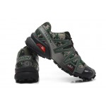 Men's Salomon Speedcross 3 CS Trail Running Shoes In Camouflage