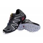 Men's Salomon Speedcross 3 CS Trail Running Shoes In Deep Gray