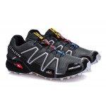 Men's Salomon Speedcross 3 CS Trail Running Shoes In Deep Gray