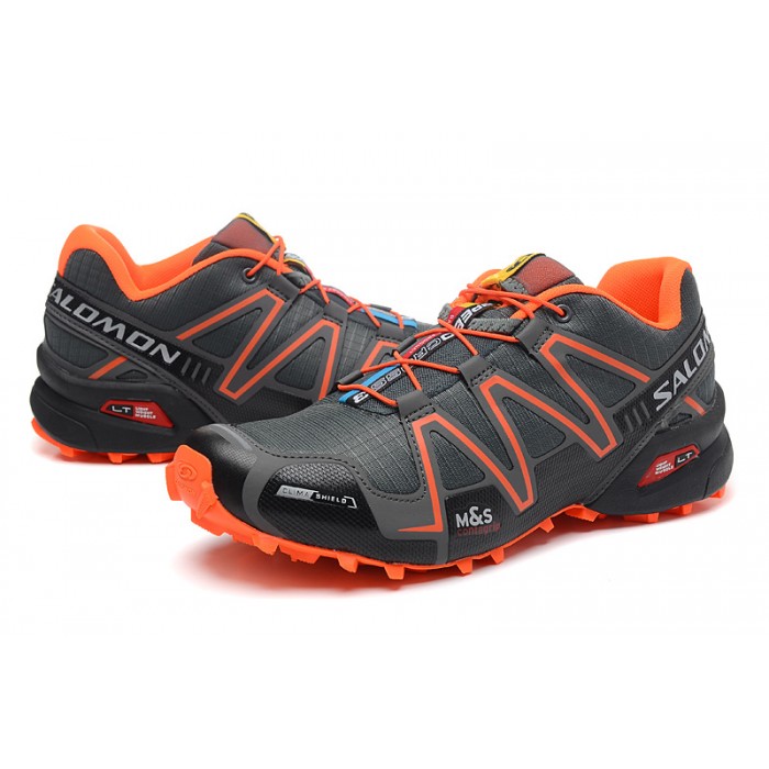 Medicinsk Amfibiekøretøjer historie Men's Salomon Speedcross 3 CS Trail Running Shoes Deep Gray Orange-Where To  Buy Salomon Speedcross 3