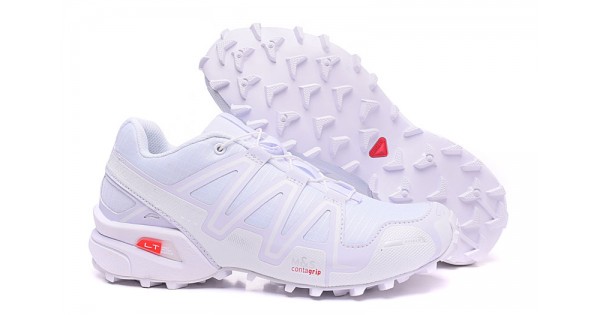 Men's Salomon Speedcross 3 CS Trail Running Shoes Full White-Discount Speedcross 3 Codes