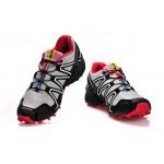 Men's Salomon Speedcross 3 CS Trail Running Shoes In Grey Black