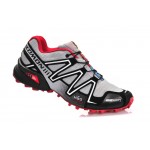 Men's Salomon Speedcross 3 CS Trail Running Shoes In Grey Black