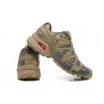 Men's Salomon Speedcross 3 CS Trail Running Shoes In Sand Camouflage
