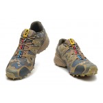 Men's Salomon Speedcross 3 CS Trail Running Shoes In Sand Camouflage