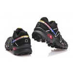Men's Salomon Speedcross 3 CS Trail Running Shoes In Silver Black