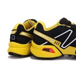 Men's Salomon Speedcross 3 CS Trail Running Shoes In Yellow Black