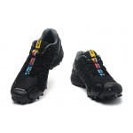 Women's Salomon Speedcross 3 CS Trail Running Shoes In Black Gray