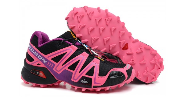 Cuidado Gracioso pegatina Women's Salomon Speedcross 3 CS Trail Running Shoes Black Pink-Salomon  Speedcross 3 zip boots