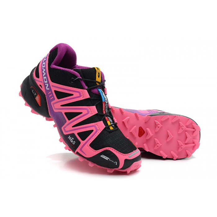 Cuidado Gracioso pegatina Women's Salomon Speedcross 3 CS Trail Running Shoes Black Pink-Salomon  Speedcross 3 zip boots