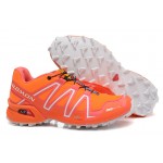 Women's Salomon Speedcross 3 CS Trail Running Shoes In Orange