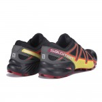 Men's Salomon Speedcross 4 Trail Running Shoes In Black Orange