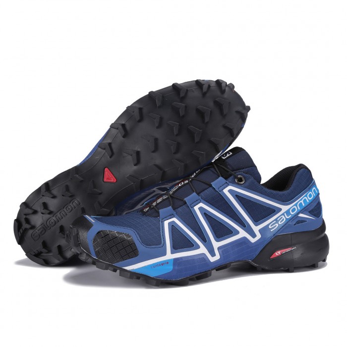 Mail grot mogelijkheid Men's Salomon Speedcross 4 Trail Running Shoes Deep Blue-Salomon Speedcross  4 Top Brand Wholesale Online