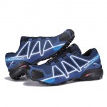 Men's Salomon Speedcross 4 Trail Running Shoes In Deep Blue