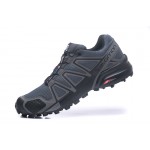 Men's Salomon Speedcross 4 Trail Running Shoes In Deep Gray