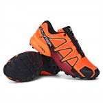 Men's Salomon Speedcross 4 Trail Running Shoes In Orange