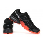 Salomon Speedcross 4 Trail Running Shoes In Orange Black For Men