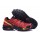 Men's Salomon Speedcross 4 Trail Running Shoes In Red Black