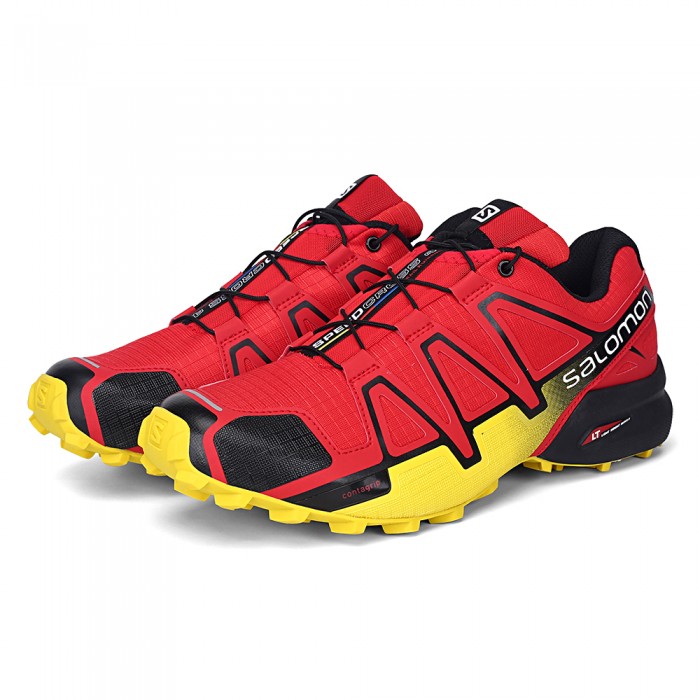 tunnel zoet ketting Men's Salomon Speedcross 4 Trail Running Shoes Red Yellow-Salomon  Speedcross 4 Competitive Price