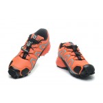 Women's Salomon Speedcross 4 Trail Running Shoes In Orange Black