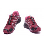 Women's Salomon Speedcross 4 Trail Running Shoes In Wine Black