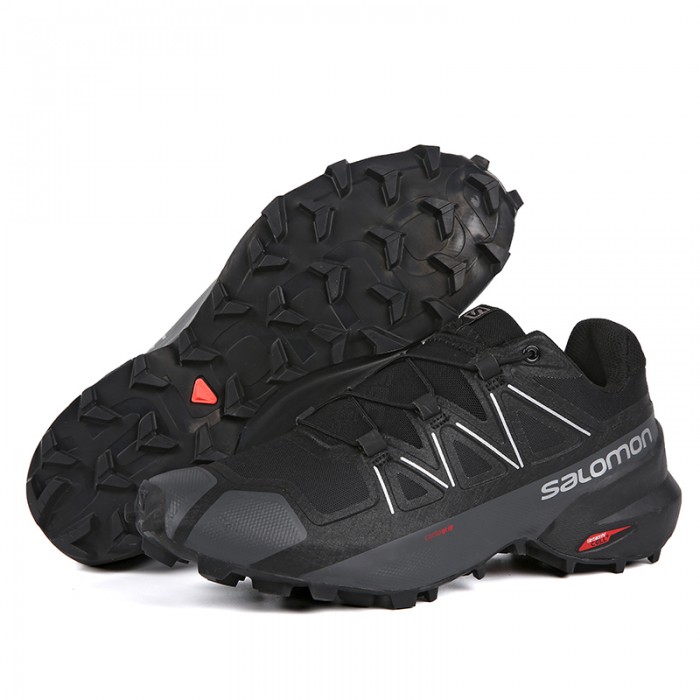 Salomon Speedcross 5 GTX M - Black/Green Moss/Skydiver • Price »