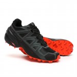 Salomon Speedcross 5 GTX Trail Running Shoes In Black Orange