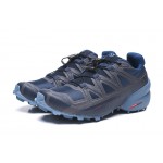 Salomon Speedcross 5 GTX Trail Running Shoes In Deep Blue Gray