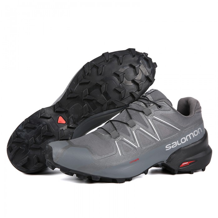 Zapatillas Salomon Chile - Zapatillas Salomon Speedcross 5 Gore-Tex - Zapatillas  Trail Running Salomon Hombre Negras