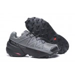 Salomon Speedcross 5 GTX Trail Running Shoes In Gray Black