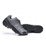 Salomon Speedcross 5 GTX Trail Running Shoes In Gray Black