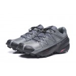 Salomon Speedcross 5 GTX Trail Running Shoes In Gray Black