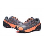 Salomon Speedcross 5 GTX Trail Running Shoes In Gray Orange