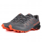 Salomon Speedcross 5 GTX Trail Running Shoes In Orange Gray