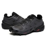 Men's Salomon Speedcross 6 Trail Running Dark Gray Shoes