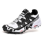 Men's Salomon Speedcross 6 Trail Running White Black Shoes