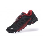 Men's Salomon Speedcross Pro 2 Trail Running Shoes In Black Red