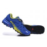 Men's Salomon Speedcross Pro 2 Trail Running Shoes In Blue Yellow