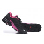 Women's Salomon Speedcross Pro 2 Trail Running Shoes In Black Rose Red