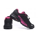Women's Salomon Speedcross Pro 2 Trail Running Shoes In Black Rose Red