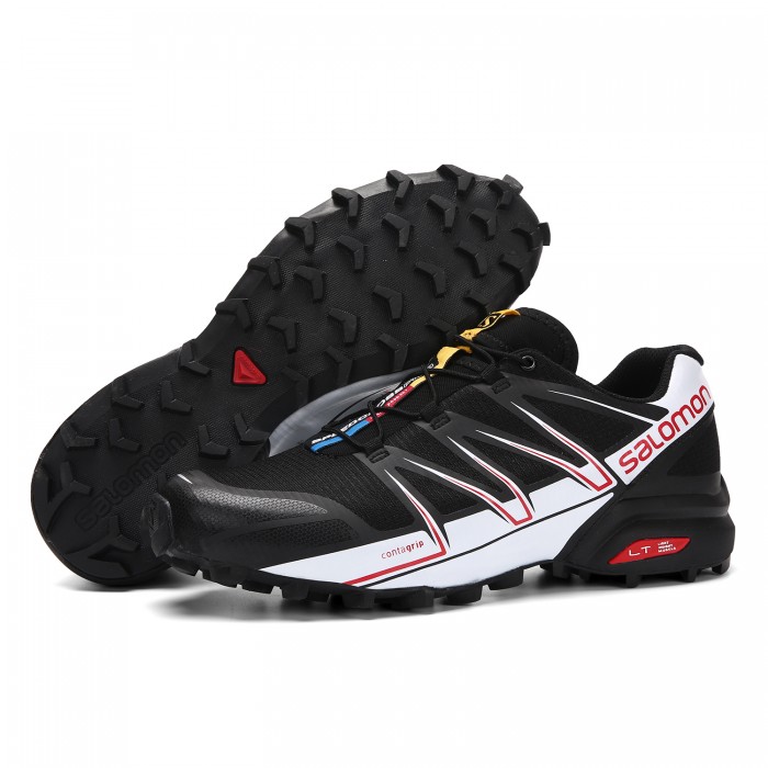 Salomon Speedcross Pro Contagrip Shoes Black White-Salomon Speedcross Pro 3d chassis