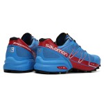 Salomon Speedcross Pro Contagrip Shoes In Blue Red