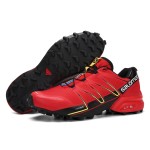 Salomon Speedcross Pro Contagrip Shoes In Red Black