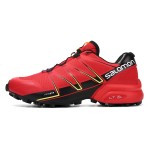 Salomon Speedcross Pro Contagrip Shoes In Red Black