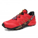 Salomon Speedcross Pro Contagrip Shoes In Red Black