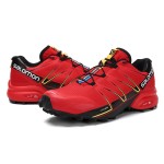 Salomon Speedcross Pro Contagrip Shoes In Red Black